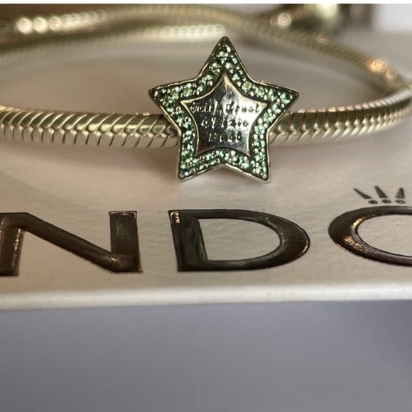 Pandora x Disney Tinkerbell Star Celestial Thimble Silver Charm - Picture 3 of 15